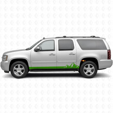 Bandes Vinyles Montagne pour Portière & Bas de Caisse pour Chevrolet Suburban GMT900 2007-2014_6
