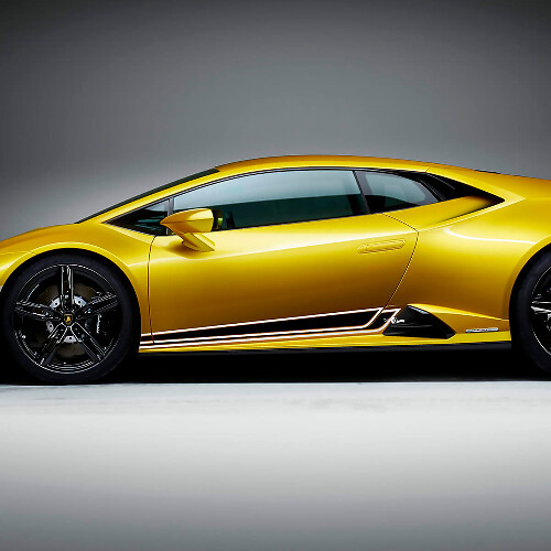 Autocollants Vinyle Bandes Latérales Bas de Porte pour Lamborghini Huracan Evo