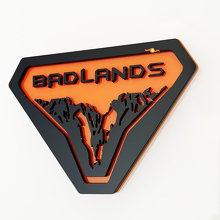 Badge d’aile Mountains Badlands Badge de hayon Emblème 3D 6