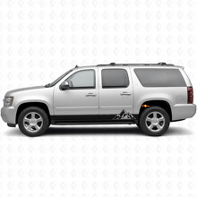 Bandes Vinyle à Couches pour Portières & Bas de Caisses pour Chevrolet Suburban GMT900 2007-2014_2