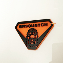 Insignes d'ailes Sasquatch Yeti Emblème de porte arrière Badge 3D 2