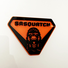 Insignes d'ailes Sasquatch Yeti Emblème de porte arrière Badge 3D 4