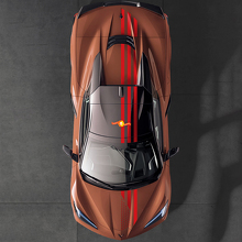 Kit de décalcomanies bandes drapeau US pour Chevrolet Corvette C8 3