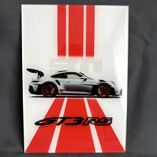 GT3 RS GT3RS Panneau Mural d'Art de Garage en Acrylique Brillant 3