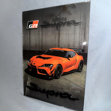 Panneau d'art mural d'atelier en acrylique brillant sur mesure Toyota Supra 2