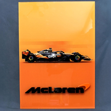 Panneau d'Art Mural de Garage en Acrylique Glossy Personnalisé F1 McLaren 2