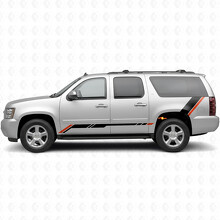 Bandes Vinyle Accent Montant de Porte & Quart Arrière pour Chevrolet Suburban GMT900 2007-2014_2