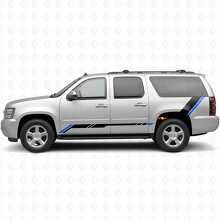 Bandes Vinyle Accent Montant de Porte & Quart Arrière pour Chevrolet Suburban GMT900 2007-2014_3