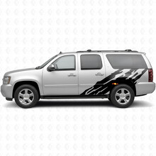 Bandes en vinyle dentelées pour porte et quart arrière pour Chevrolet Suburban GMT900 2007-2014_2