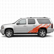 Bandes en vinyle dentelées pour porte et quart arrière pour Chevrolet Suburban GMT900 2007-2014_4