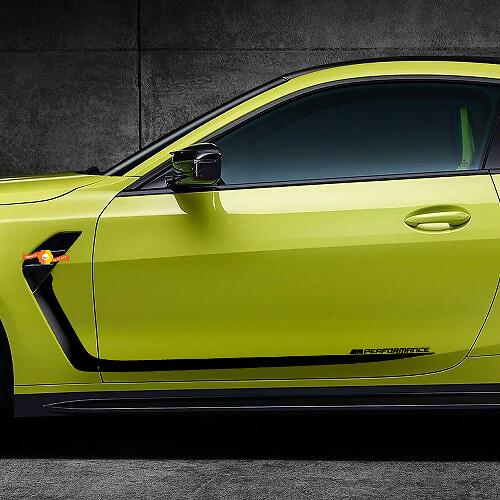 M Performance Side Doors Stripe M vinyl decal sticker for BMW M4 G82 G83