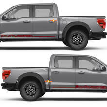 Minimal Performance Line Side Doors Rocker Panel Vinyl Decal Sticker for Ford F-150 3