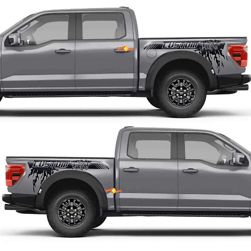 Kit de décalcomanies latérales arrière personnalisées Mud Splash pour Musclecar F-150