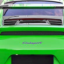 Autocollant vinyle arrière Clubsport pour Porsche 911_2