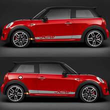 Autocollant Décalcomanie Bandes Latérales JCW pour Mini Cooper F56 3