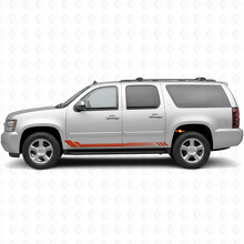 Bandelettes Vinyle en Nid d'Abeille pour Portes et Bas de Caisses Chevrolet Suburban GMT900 2007-2014_4