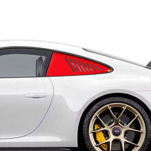 Autocollants bande latérale arrière style Le Mans pour Porsche 911 et Cayman_2