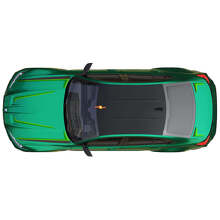 Autocollant en vinyle bandes latérales capot coffre M Performance pour BMW M3 G80 3