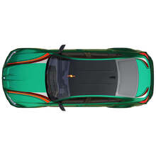 Autocollants en vinyle bandes capot coffre M Performance 3 pour BMW M3 G80 2