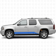 Bandes vinyles superposées pour portières et bas de caisse Chevrolet Suburban GMT900 2007-2014_5