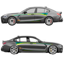 Autocollant Vinyle Bandes Latérales M Performance pour BMW M3 G80 2