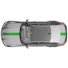 Autocollant vinyle graphique bande pour capot et coffre M Performance pour BMW M3 G80 2
