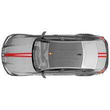 Autocollant vinyle graphique bande pour capot et coffre M Performance pour BMW M3 G80 3
