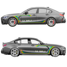 Autocollants en Vinyle Liserés Latéraux M Performance pour Garde-Boue 2 pour BMW M3 G80 2