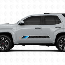 Autocollants Vinyle Rayures Portes Style Rétro Carte Topographique Pour Toyota 4Runner 6e Génération_2