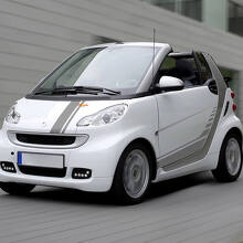 Kit de stickers vinyle bandes de course pour capot latéral pour Smart 2