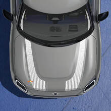 Autocollant bande latérale de capot Twin Racing pour Mini Cooper Countryman 2
