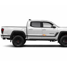 Autocollants Vinyle Latéraux à Bandes Jumelles Style Héritage Pour Tacoma 2015-2023 3