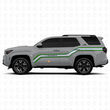 Autocollants vinyle latéraux Techno Style lignes ascendantes pour Toyota 4Runner 2