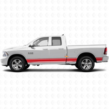 Autocollant vinyle latéral à bandes droites pour bas de caisse pour Dodge Ram 1500 2011-2018 3