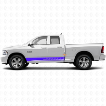 Autocollant Vinyle Décoratif à Bandes Perforées pour Porte Dodge Ram 1500 2011-2018 3