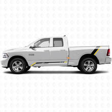 Autocollant vinyle graphique bande damier bas de caisse arrière pour Dodge Ram 1500 2011-2018 2