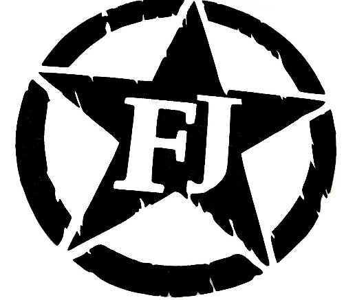 Ensemble d'autocollants en vinyle Toyota FJ Cruiser FJ Military Star