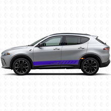 Autocollant en vinyle à bandes perforées pour bas de caisse Dodge Hornet 2023+ 2