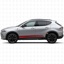 Autocollant vinyle décalcomanie graphique de bas de caisse à bandes courbées pour Dodge Hornet 2023+ 3