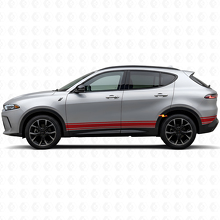 Autocollant vinyle latéral de bas de caisse Straight Lines pour Dodge Hornet 2023+ 3