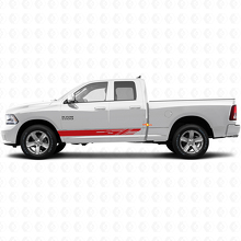 Autocollant Vinyle Décoré à Rayures Pour Bas de Caisse Dodge Ram 1500 2011-2018 3