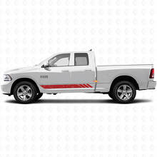 Autocollant Vinyle Décalque de Portes à Rayures Style Topographique pour Dodge Ram 1500 2011-2018 3