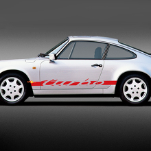 Autocollant en vinyle bande latérale lettrage Turbo pour Porsche 911_3