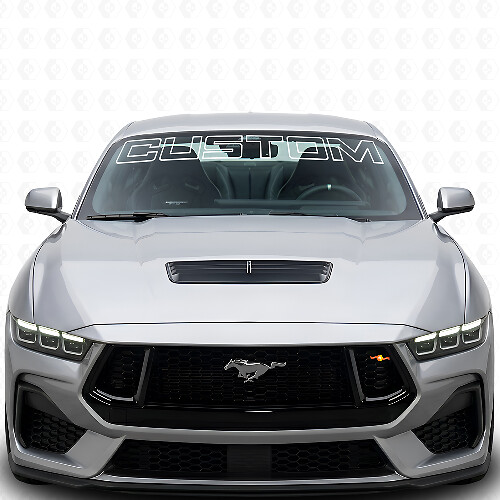 Autocollant Vinyle Lettrage Contour Personnalisé pour Pare-brise de Musclecar