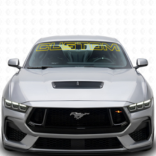 Autocollant Vinyle Lettrage Contour Personnalisé pour Pare-brise de Musclecar_4
