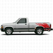 Autocollant vinyle graphique projection de boue arrière latéral pour Dodge Dakota 1987-1996 3