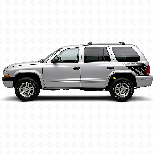 Autocollant en vinyle graphique éclaboussures de boue arrière latéral pour Dodge Durango 1998-2003