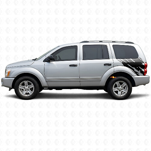 Autocollant vinyle graphique éclaboussures de boue latéral arrière pour Dodge Durango 2004-2009 1