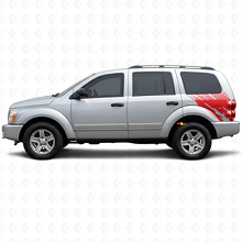 Autocollant vinyle graphique éclaboussures de boue latéral arrière pour Dodge Durango 2004-2009 3