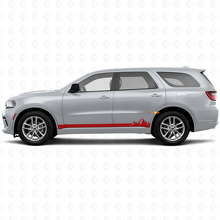 Vinyle Autocollant Bas de Caisson à Rayures Fines Montagnes pour Dodge Durango 2011+ 3